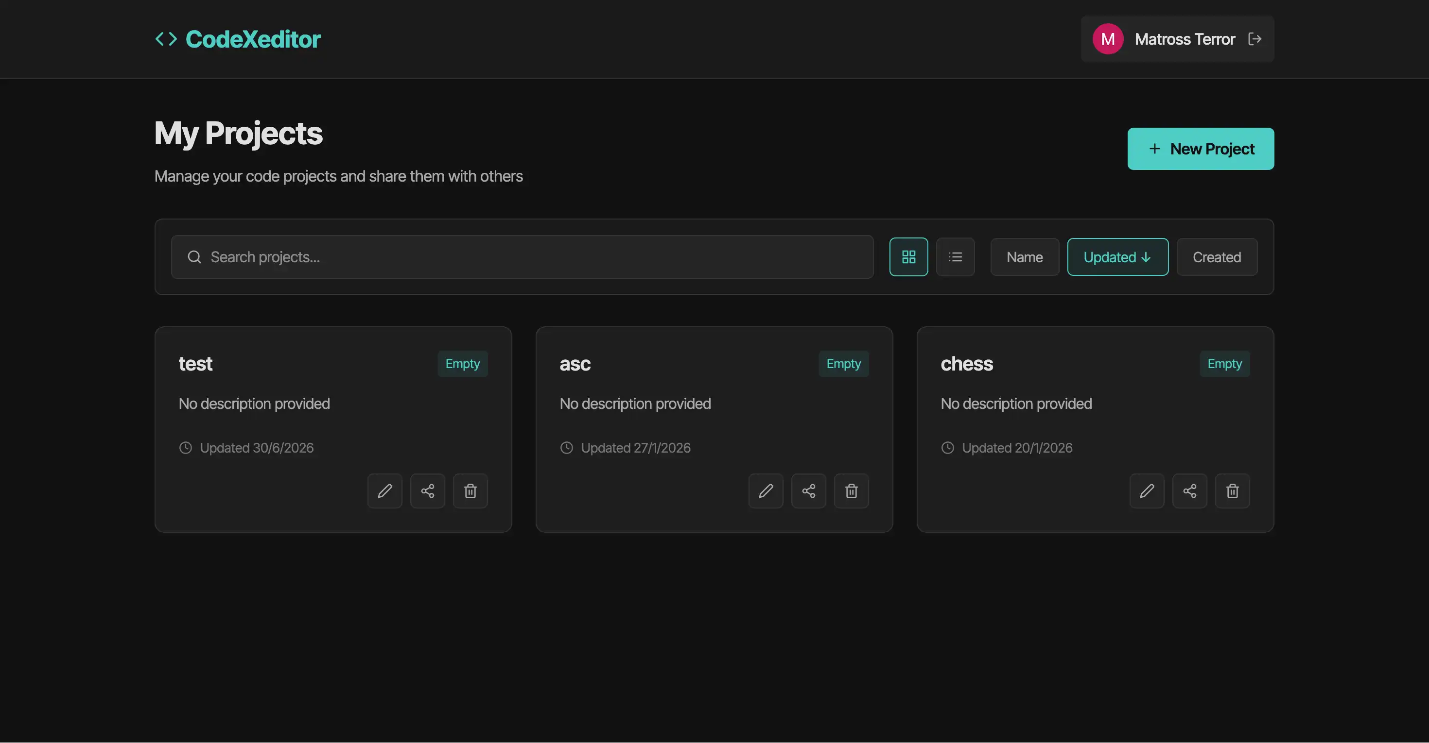 CodeXeditor screenshot 2
